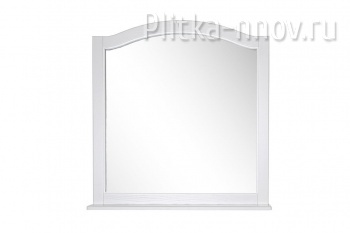 Модерн 105 Зеркало белый/патина серебро массив ясеня ASB-Woodline