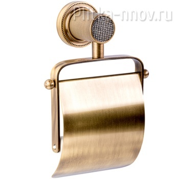 Royal Cristal 10921-BR-B Bronze с крышкой Держатель туалетной бумаги Boheme