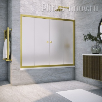 Z2V NOVO 150 03 10, профиль золото матовое, стекло сатин Vegas-Glass