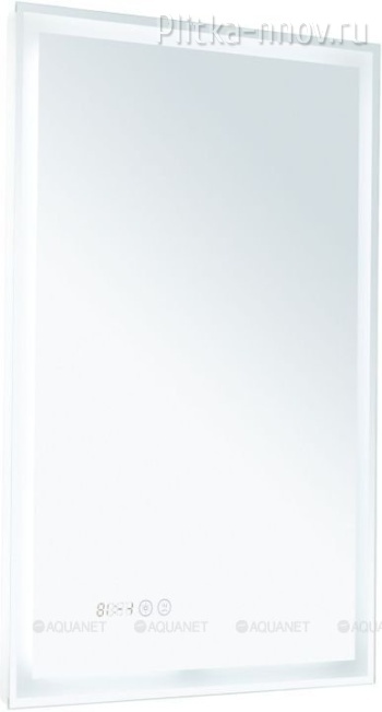 Оптима 50 белый матовый Зеркало с подсветкой Aquanet
