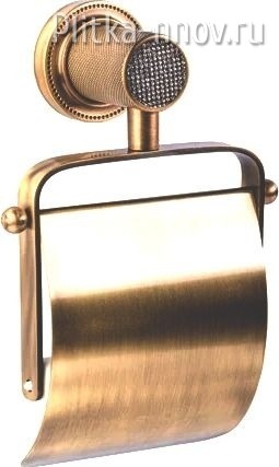 Royal Cristal 10921-BR Bronze с крышкой Держатель туалетной бумаги Boheme