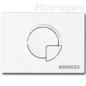 NOVUM R4 BERGES Soft Touch белая кнопка смыва