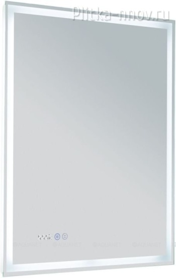 Оптима 60 белый матовый Зеркало с подсветкой Aquanet