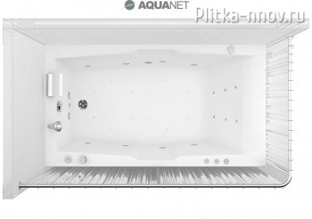 Aquanet Г-образный 190х100 Карниз для ванной