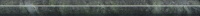 SPA057R Бордюр Серенада зелёный глянцевый обрезной 30x2,5x1,9
